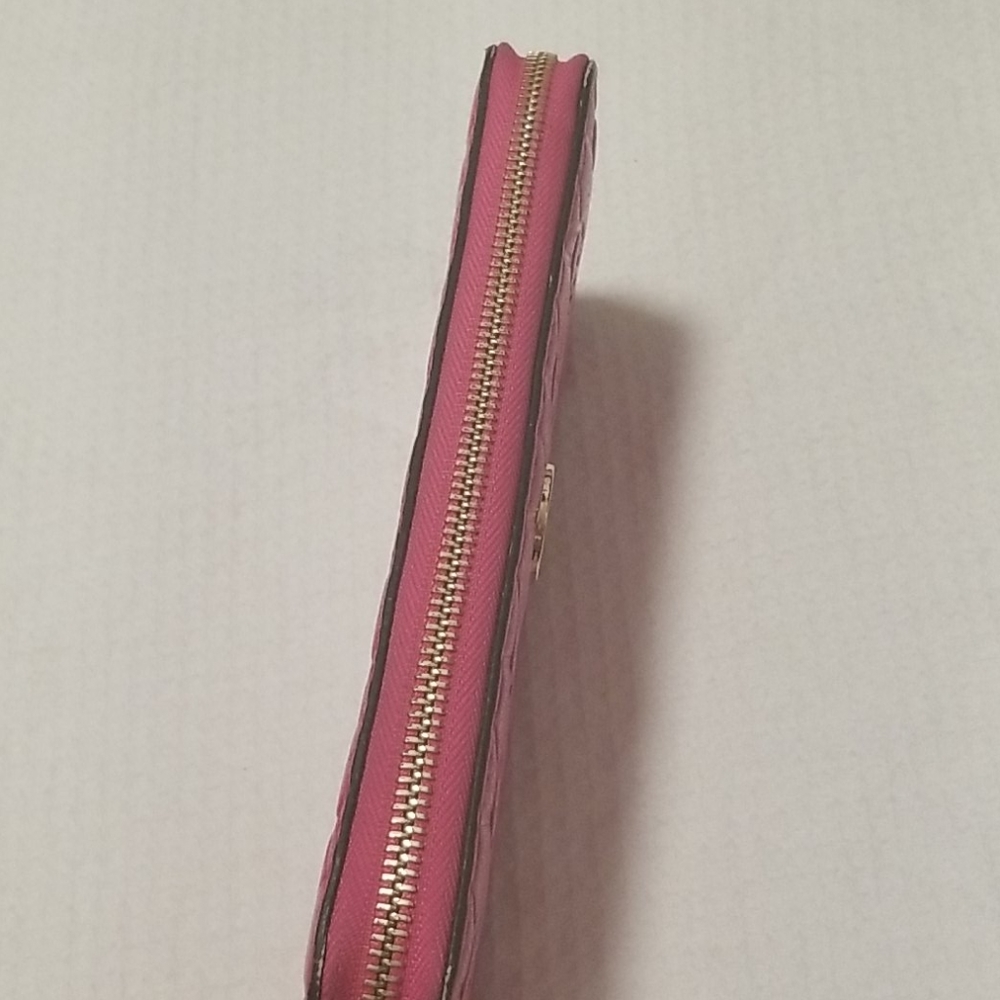 Michael Kors Pink Monogram Long Wallet - Picture 10 of 13